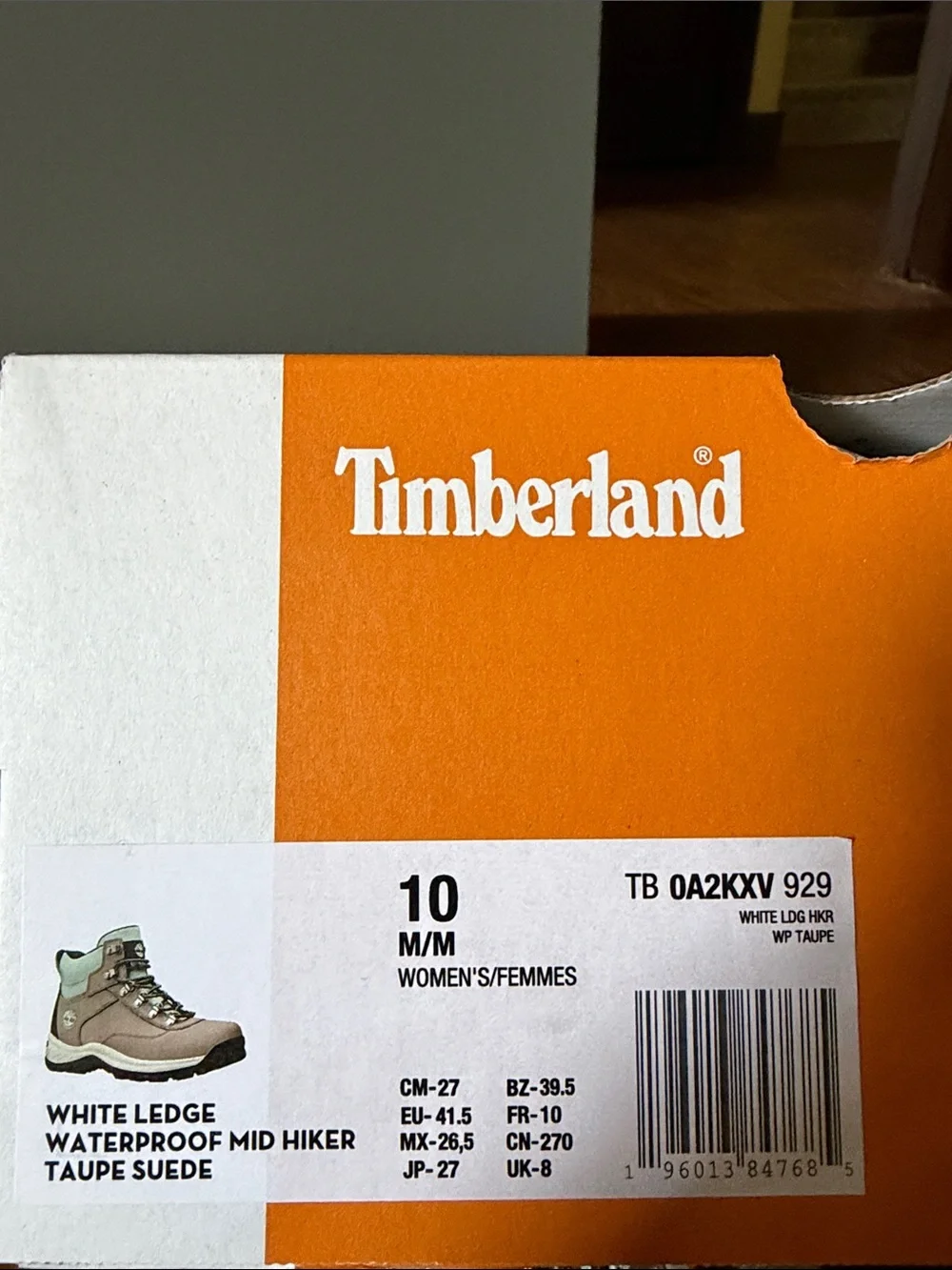NWT Timberland White Ledge Waterproof Mid Hiker
